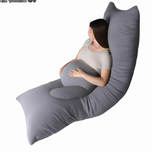 Jcickt Pregnancy Pillow J Shaped Full Body Pillow with Velvet Cover Grey Maternity Pillow for Pregnant Women 60 Review